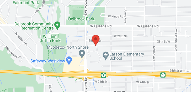 map of 801 555 W 28TH STREET